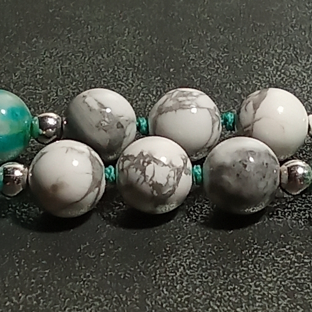 Amazonite & Howlite Necklace