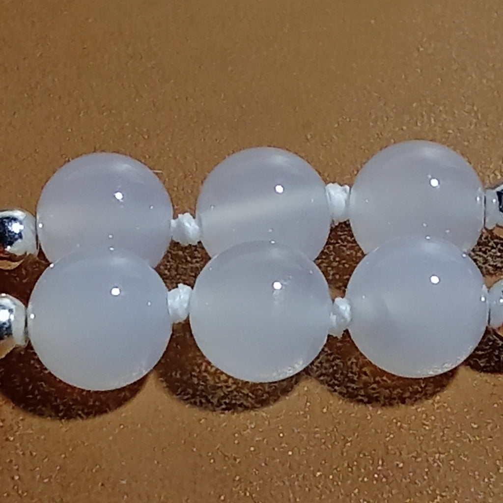 Carnelian & White Agate Necklace