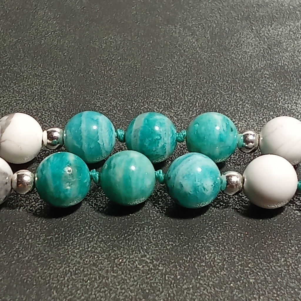 Amazonite & Howlite Necklace